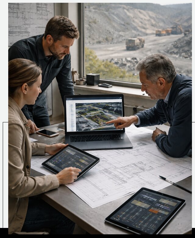 Разработка и внедрение систем для горнодобычи в Саянске