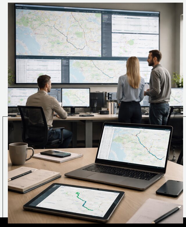 Трекинг грузов и Fleet Management, мониторинг автопарка в Саянске